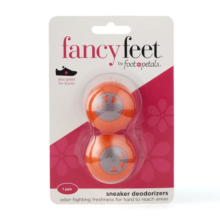 Fancy Feet By Foot Petals 2-pk. Sneaker Deodorizers, Women's, Orange