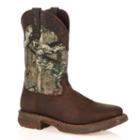 Durango Workin' Rebel Mossy Oak Men's 11-in. Western Boots, Size: Medium (12), Brown