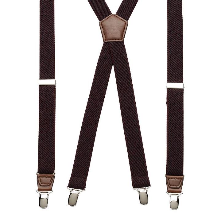 Dockers&reg; Solid Suspenders - Men, Light Red
