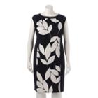 Plus Size Suite 7 Jacquard Sheath Dress, Women's, Size: 14 W, Black