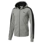 Men's Puma Fleece Zip-up Hoodie, Size: Xl, Grey Other