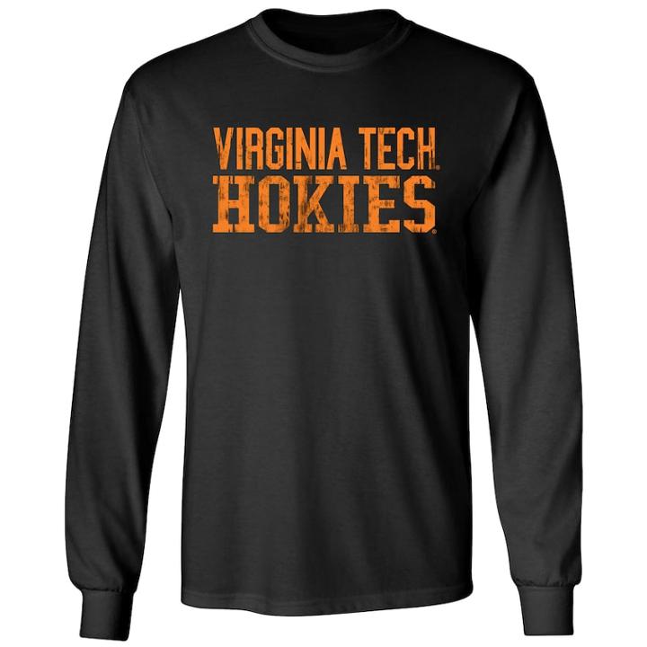 Men's Virginia Tech Hokies Side By Side Tee, Size: Small, Black