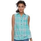 Juniors' So&reg; Sleeveless Shirt, Teens, Size: Small, Med Blue