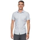 Men's Marc Anthony Slim-fit Stretch Woven Button-down Shirt, Size: Xxl, Natural