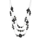 Faceted Bead Multi Strand Necklace, Women's, Oxford