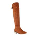 Olivia Miller Irving Women's Over-the-knee Riding Boots, Girl's, Size: 9, Brown