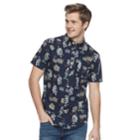 Men's Urban Pipeline&reg; Awesomely Soft Button-down Shirt, Size: Medium, Dark Blue
