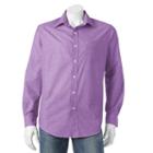 Men's Croft & Barrow&reg; Classic-fit Solid Easy-care Button-down Shirt, Size: Large, Purple