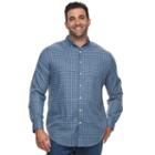 Big & Tall Croft & Barrow&reg; Classic-fit Stretch Woven Button-down Shirt, Men's, Size: 4xb, Med Purple