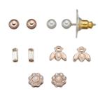 Lc Lauren Conrad Bee & Flower Stud Earring Set, Women's, Light Pink