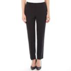 Women's Apt. 9&reg; Solid Skinny Ankle Dress Pants, Size: 2, Black