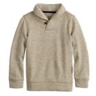 Boys 4-12 Sonoma Goods For Life&trade; Sweater Fleece Shawl Pullover Top, Size: 12, Med Beige