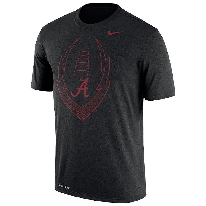 Men's Nike Alabama Crimson Tide Legend Football Icon Dri-fit Tee, Size: Large, Multicolor