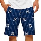 Men's Loudmouth New York Yankees Pinstripe Shorts, Size: 34, Blue (navy)