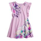 Disney's Tangled Rapunzel Girls 4-7 Floral Flutter Dress By Jumping Beans&reg;, Size: 4, Light Pink