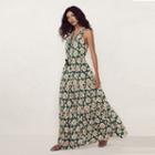 Women's Lc Lauren Conrad Halter Maxi Dress, Size: Large, Dark Green