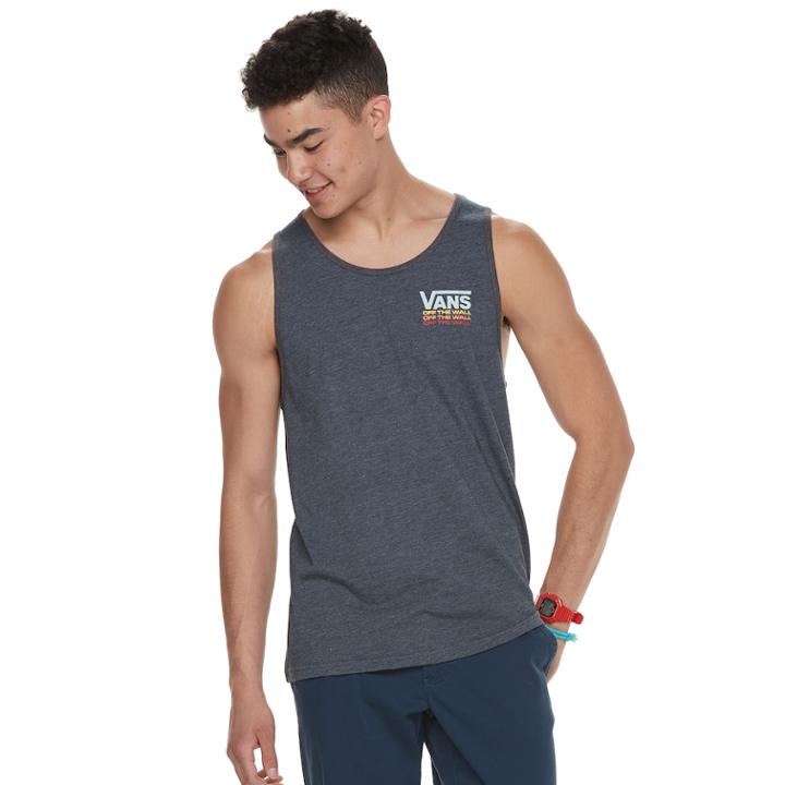Men's Vans Stack Made Tank, Size: Large, Blue (navy)