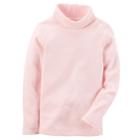 Toddler Girl Carter's Long Sleeve Turtleneck, Size: 4t, Light Pink