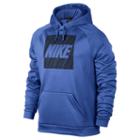 Men's Nike Therma-fit Training Hoodie, Size: Large, Blue Other
