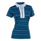 Plus Size Nancy Lopez Crystal Short Sleeve Golf Polo, Women's, Size: 1xl, Dark Blue