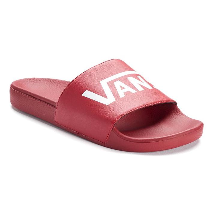 Vans Slide-one Men's Sandals, Size: Medium (12), Dark Red