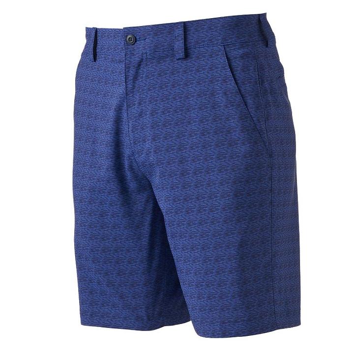Men's Grand Slam Comfort Waistband Stretch Performance Golf Shorts, Size: 42, Blue (navy)