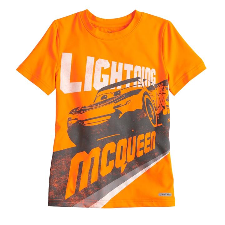 Disney / Pixar Cars Lightning Mcqueen Boys 4-12 Graphic Tee By Jumping Beans&reg;, Size: 7, Brt Orange