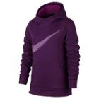 Girls 7-16 Nike Swoosh Therma Fleece Hoodie, Size: Small, Purple Oth