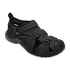 Crocs Swiftwater Men's Leather Fisherman Sandals, Size: 9, Dark Brown