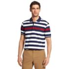 Men's Izod Advantage Sportflex Classic-fit Striped Performance Polo, Size: Xxl, Brt Red