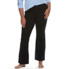 Juniors' Plus Size So&reg; Pajamas: Black Bootcut Yoga Pants, Teens, Size: 3xl