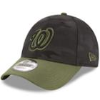 Adult New Era Washington Nationals 9forty Memorial Day Flex-fit Cap, Men's, Green (camo)