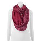 Keds Reversible Floral Infinity Scarf, Women's, Red