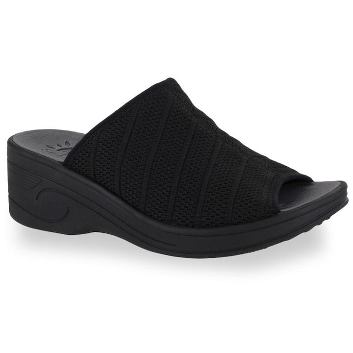 Easy Street Airy Women's Wedges, Size: Medium (10), Black