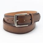 Men's Levi's&reg; Leather Belt, Size: 40, Dark Beige