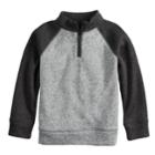 Boys 4-12 Jumping Beans&reg; 1/4 Zip Pullover Raglan Sweater, Size: 8, Med Grey