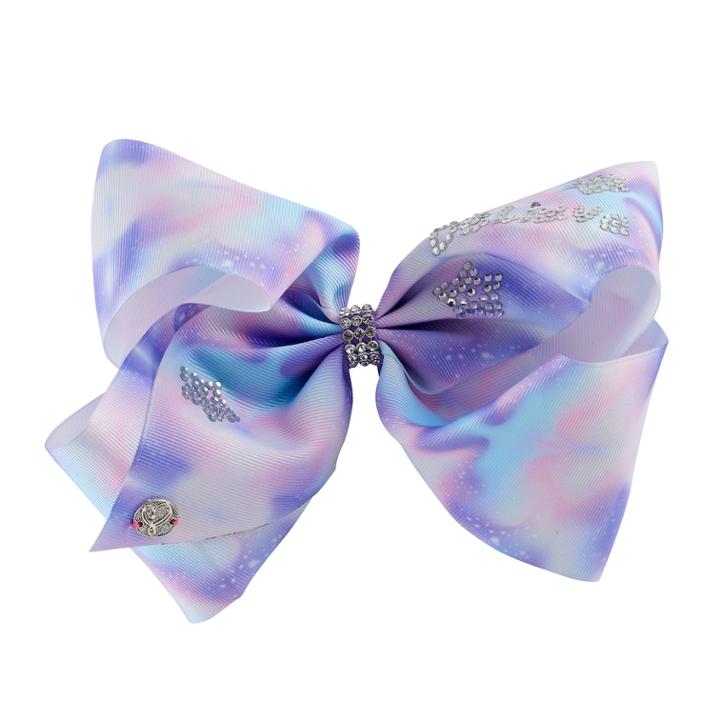 Girls 4-16 Jojo Siwa Rhinestone Believe Hair Bow, Multicolor