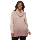 Plus Size Women's Plus Apt. 9&reg; Ombre Tunic, Size: 4xl, Med Pink