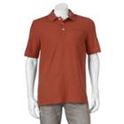 Men's Croft & Barrow&reg; Performance Pocket Pique Polo, Size: Large, Orange