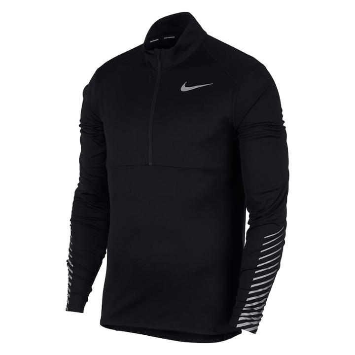 Men's Nike Flash Core Half-zipper Jacket, Size: Medium, Grey (charcoal)