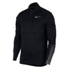 Men's Nike Flash Core Half-zipper Jacket, Size: Medium, Grey (charcoal)