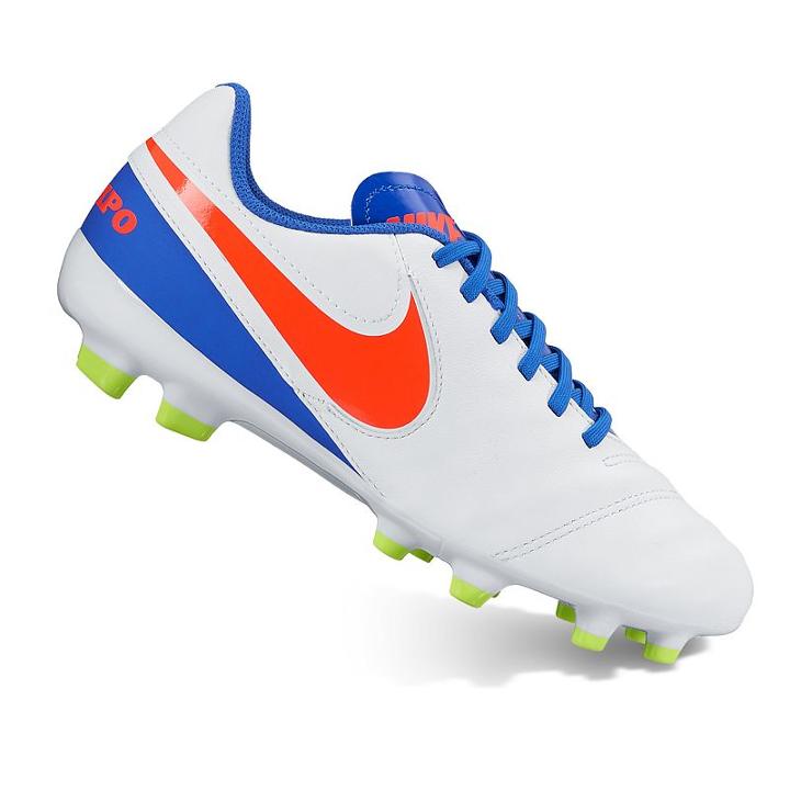 Nike Jr. Tiempo Legend Vi Firm Ground Kids' Soccer Cleats, Kids Unisex, Size: 1, White Oth
