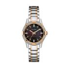 Bulova Women's Crystal Two-tone Stainless Steel Watch - 98l219, Adult Unisex, Size: Small, Multicolor
