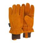 Quietwear Split Leather Gloves - Men, Size: Medium, Brown Oth
