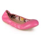 Journee Collection Lindy Women's Scrunch Ballet Flats, Girl's, Size: Medium (9), Med Pink