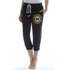 Women's Concepts Sport Michigan Wolverines Backboard Capri Pants, Size: Large, Grey (charcoal)