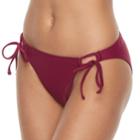 Mix And Match Side Tie Hipster Bikini Bottoms, Teens, Size: Xl, Med Pink