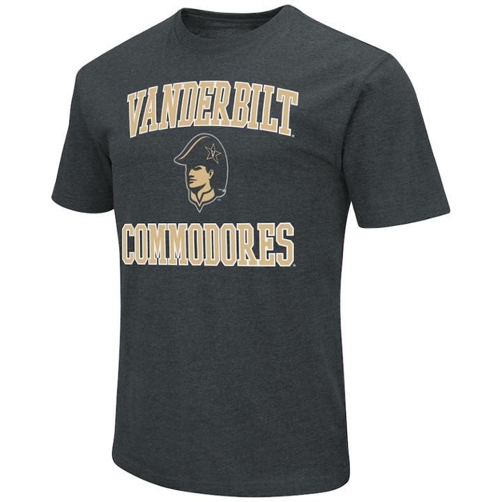 Men's Vanderbilt Commodores Go Team Tee, Size: Xxl, Grey (charcoal)