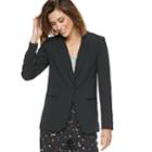 Women's Popsugar Essential Blazer, Size: Xxl, Black