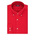 Men's Izod Slim-fit Wrinkle-free Dress Shirt, Size: 14.5-32/33, Light Red
